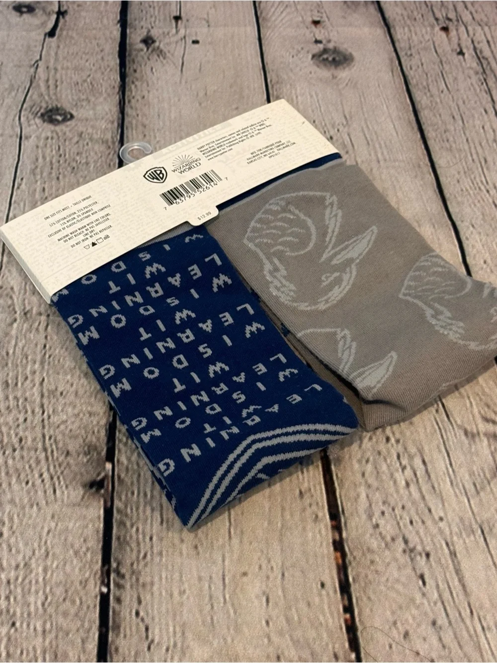 Harry Potter Hallmark Ravenclaw Adult Socks